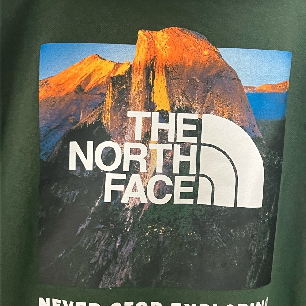 The North Face Forest Green Hoodie Mens size XXL